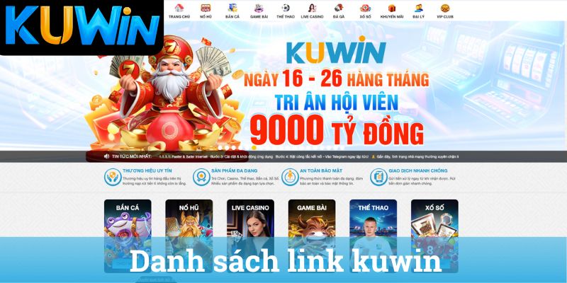 Danh sach link kuwin Danh sách link kuwin